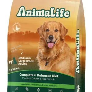 AnimaLife Medium & Large Breed Adults10 KG - Dogs Dry Food With Chicken