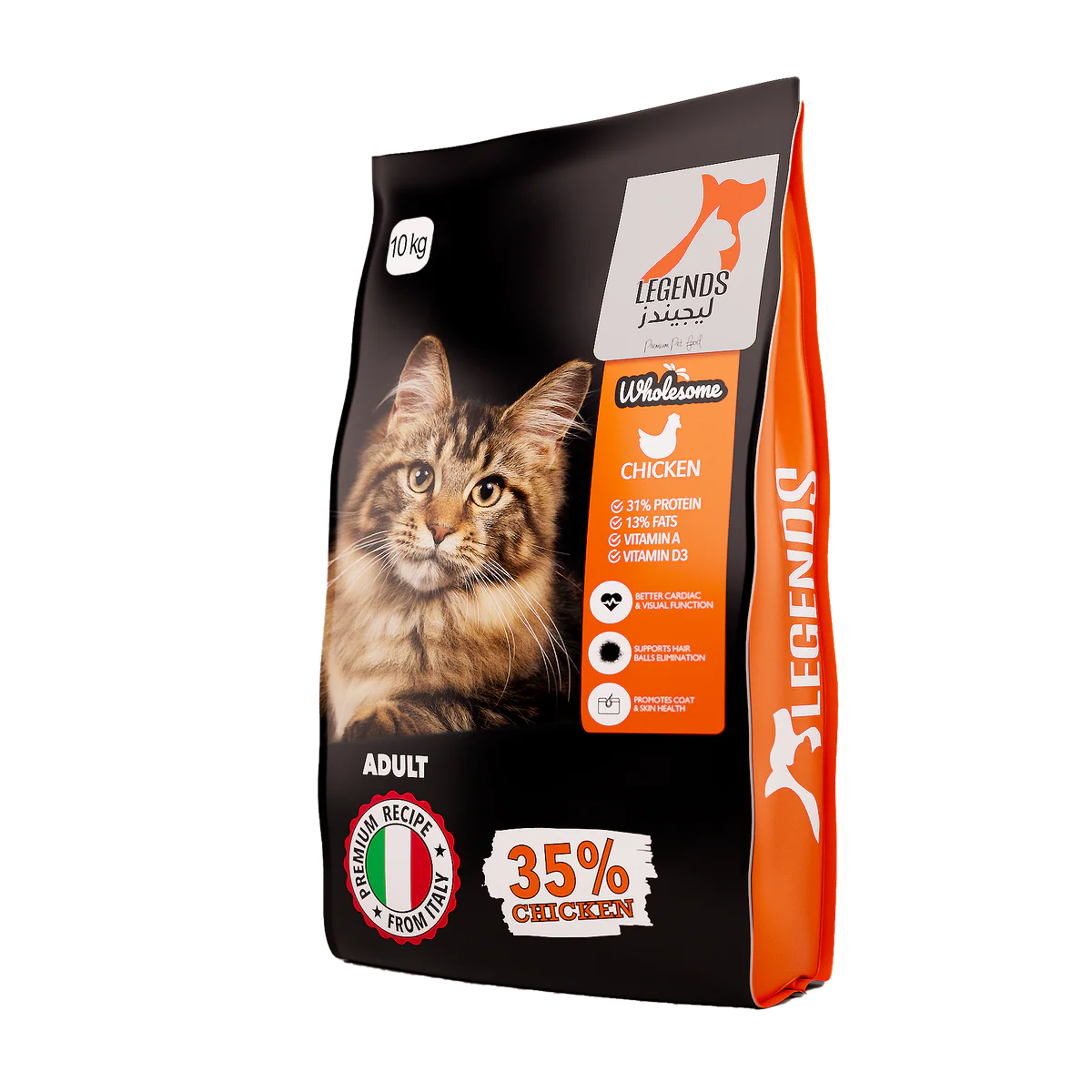 Legends Wholesome Chicken Feed For Adult Cats 10KG